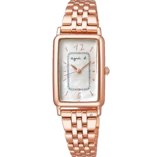 【agnes b.】marcello系列手寫時標經典腕錶 手錶 指針錶 禮物(VD75-KFH0K/BP6028J1)