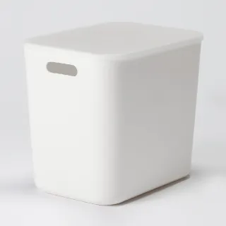 【MUJI 無印良品】軟質聚乙烯收納盒/深+蓋