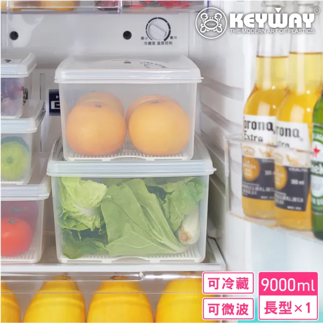 【KEYWAY 聯府】PP長型保鮮盒1號+2號+3號-4入組合(MIT台灣製造)