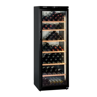 【LIEBHERR 利勃】獨立式微電腦單溫頂級紅酒櫃 wkb4612(最大存放186瓶)