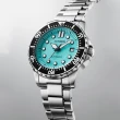 【CITIZEN 星辰】Mechanical系列 湖水綠 40小時動力儲存 機械腕錶 母親節 禮物(NJ0170-83X)