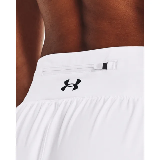 【UNDER ARMOUR】UA 女 RUNHER 運動短褲 _1369801-100(白)