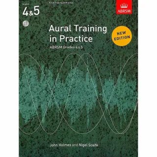 【ABRSM 英國皇家】聽力測驗練習本第 4-5級 含1片CD(Aural Training in Practice Grade 4-5 With CD)