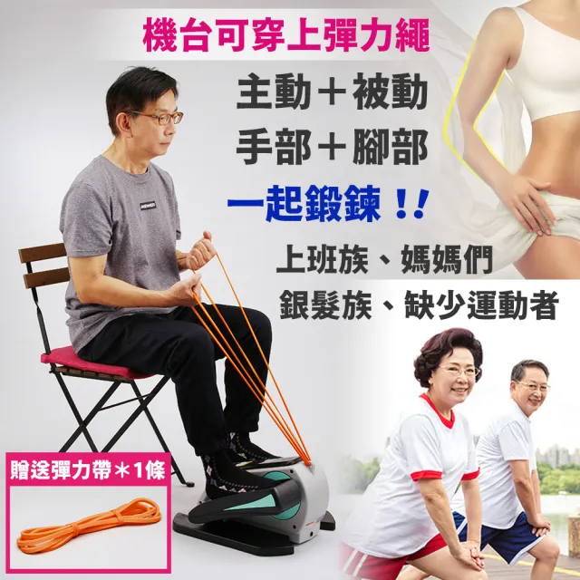 【Fitek】電動健步機/電動小橢圓軌機 父親節價/電動健走機(銀髮族運動/電動橢圓機/電動踏步機)