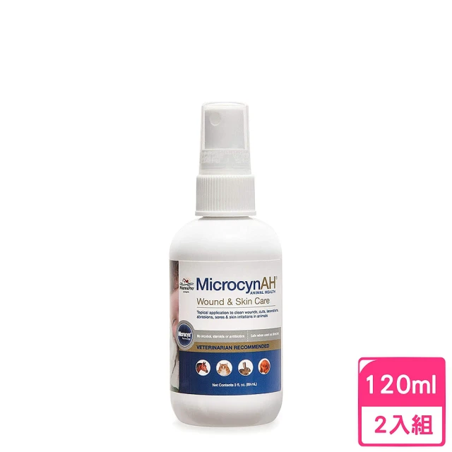 【MicrocynAH 麥高臣】神仙水 4oz/120ml*2入組（MIA-1004）(寵物環境清潔)