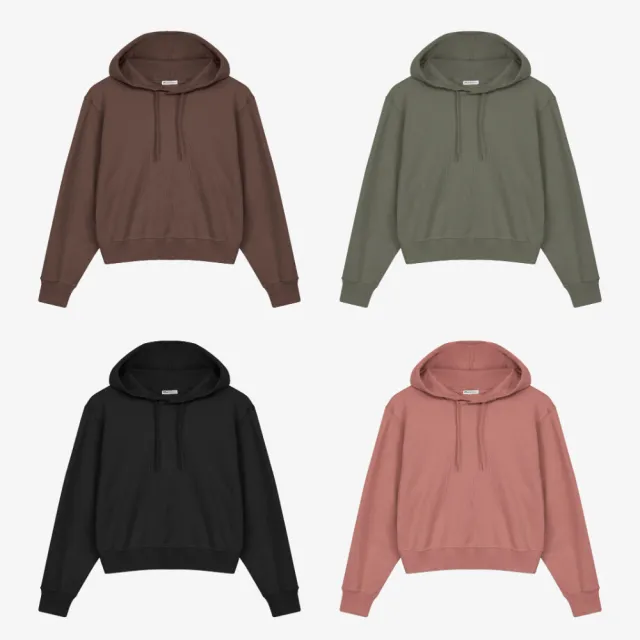 【Bread & Boxers】hoodie by Biderman 女款 有機棉長袖帽Ｔ 多色任選
