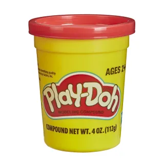 【PLAYDOH 培樂多】補充罐系列(無毒 單罐黏土4oz-珊瑚橘 B6756)