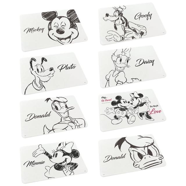 【SONA森那家居】Disney 迪士尼米奇米妮家族系列珪藻土地墊/天然材質/台灣製造(唐老鴨、米奇、米妮、高飛)