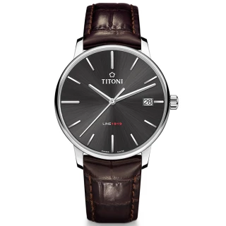 【TITONI 梅花錶】LINE1919 系列 自製機芯 72小時動力儲存 機械腕錶 / 40mm 母親節 禮物(83919S-ST-576)