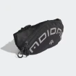 【adidas 愛迪達】Symbol Waistbag    腰包 運動 休閒 隨身 收納 科技感 反光 黑(H34646)