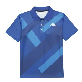 【KAPPA】義大利 型男舒適吸濕排汗POLO衫(義大利藍 34177MWX7F)
