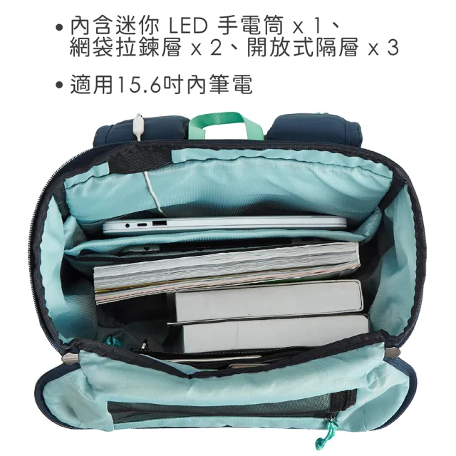 【Travelon】美國 Greenlander防盜後背包 藍L / 雙肩包 旅行包 防搶包 防盜包 年末送禮