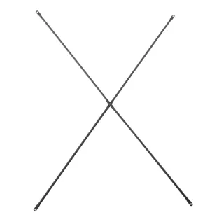 【特力屋】萊特層架 交叉桿配件 黑色 60cm