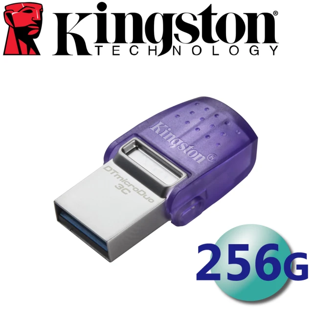 【Kingston 金士頓】256GB DTDUO3CG3 DataTraveler Type-C USB3.2 隨身碟(平輸 DTDUO3CG3/256GB)