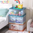 【YOUFONE】可折疊整理收納箱-玩具收納箱-與樂高得寶積木相容(活力橙)