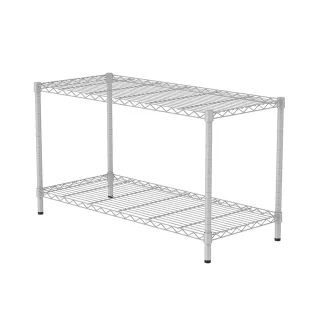 【特力屋】 烤漆二層架寬106*深46*高60公分白