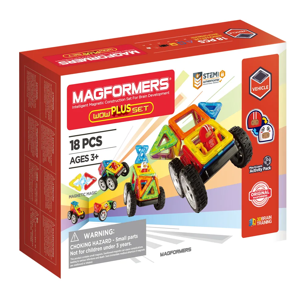 【Magformers】磁性建構片-迷你車PLUS