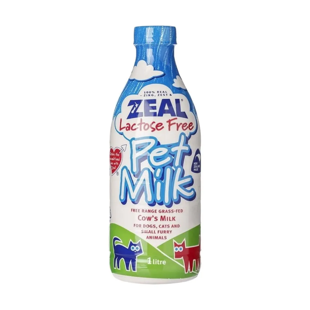 【ZEAL 真致】紐西蘭犬貓專用鮮乳 1litre/1000ml*4入組