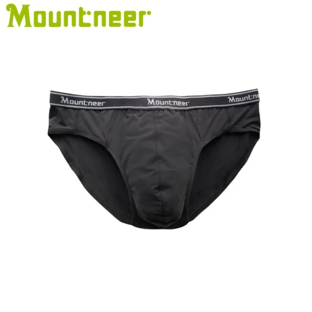 Mountneer 山林 男 排汗三角內褲《黑色》11K83-01/透氣內褲/排汗內褲/四角褲/三角褲(悠遊山水)