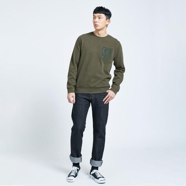 【EDWIN】男裝 503 重磅五袋直筒牛仔長褲(黑色)