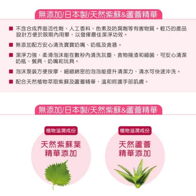【arau.baby 愛樂寶 寶貝】奶嘴奶瓶清潔泡泡組(500ml+450ml*2/寶貝無添加/泡泡慕斯/SARAYA)