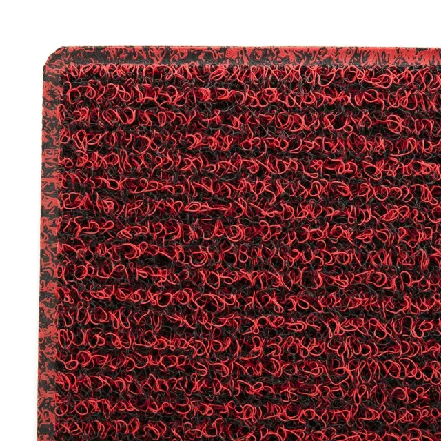 【特力屋】混色線圈刮泥地墊/踏墊/門墊 45x75cm 紅色