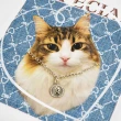 【OUWEY 歐薇】貓咪吉祥物印花綴飾連袖上衣(兩色；S-L；3222161225)