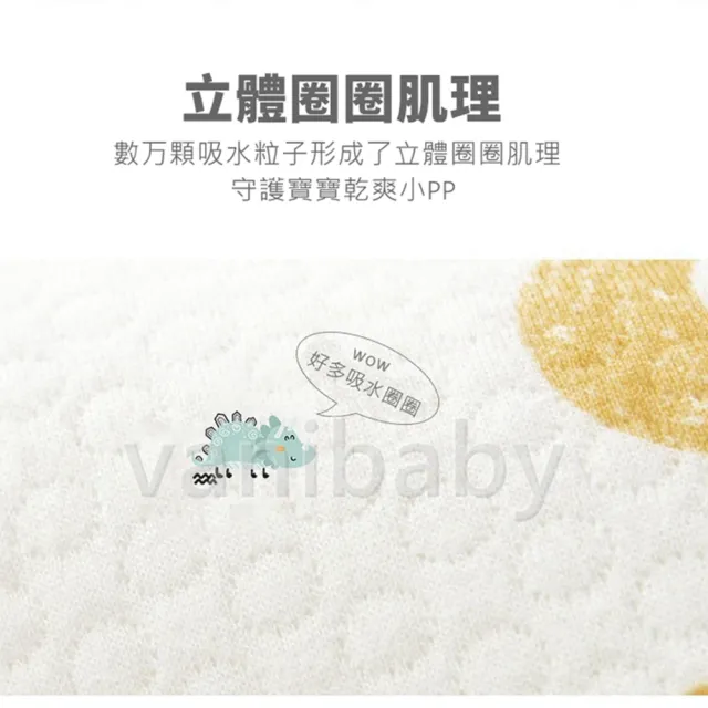 【Vanibaby】防水墊 70*90cm純棉防水透氣隔尿墊(適合90~120cm長的嬰兒床)