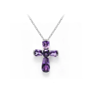 【D&D JEWELRY】天然紫水晶項鍊(18K)