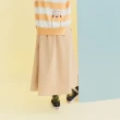 【Dailo】貓耳口袋工裝-女長裙 口袋 藍 卡 黃(三色/版型適中)