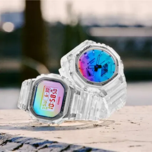 新品本物 Transparent 【新品】G-SHOCK DW-5600SRS-7JF メンズ