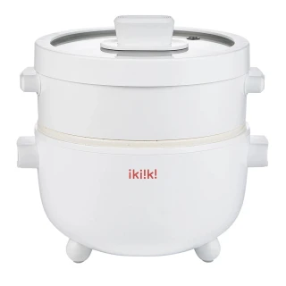 【ikiiki 伊崎】2L陶瓷蒸煮電火鍋 IK-MC3405
