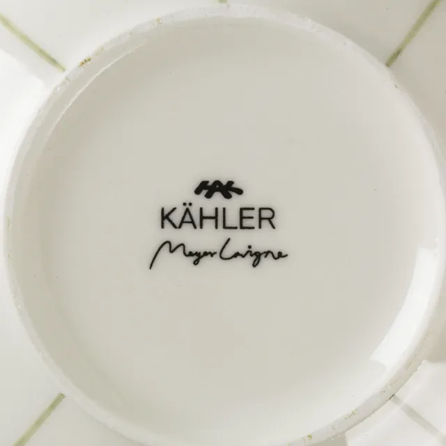 【北歐櫥窗】Kahler Signature 標緻藝術花瓶(綠、H 20cm)