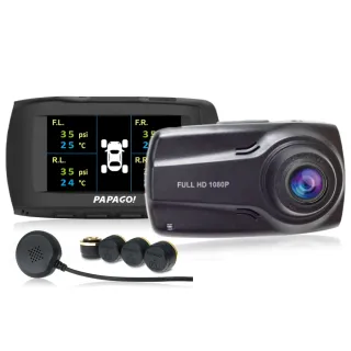 【PAPAGO!】GoSafe S820G+D10E Sony Sensor GPS測速預警行車記錄器(胎壓組-贈32G)