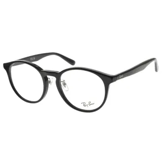 【RayBan 雷朋】光學眼鏡 百搭圓框(黑#RB5401D 2000-52mm)