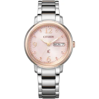 【CITIZEN 星辰】xC系列 魅力綻放光動能女錶 手錶  禮物(EW2425-57W)