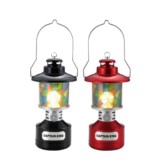 【CAPTAIN STAG】日本鹿牌彩風LED燈_紅色(悠遊戶外)