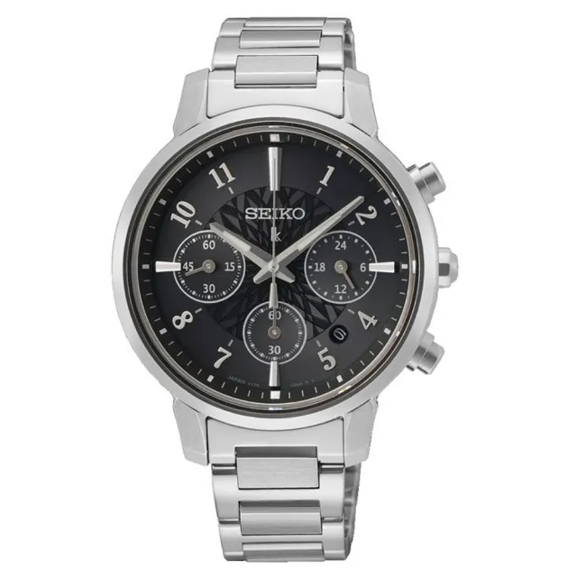 【SEIKO 精工】Lukia系列 綻放 太陽能 三眼計時腕錶 錶 週年慶 雙11 (SSC905J1/V175-0FC0D)