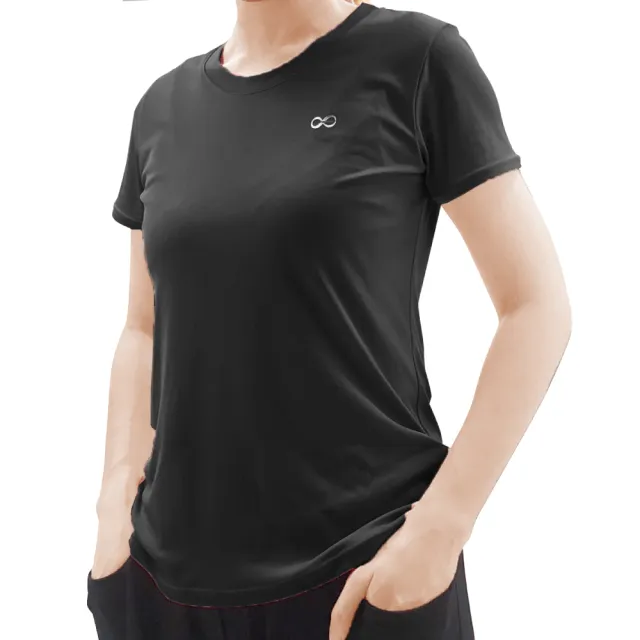 【Own Yoga】吸濕排汗涼感 女短袖上衣T恤(Tshirt/透氣/抗菌除臭/抗UV紫外線/居家休閒/運動)