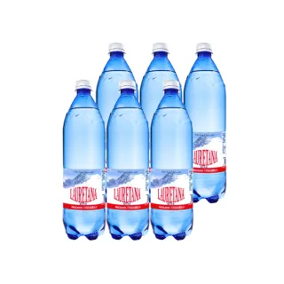即期品【LAURETANA蘿莉塔娜】義大利 天然氣泡水 塑膠瓶 1000mlx6入(氣泡水)