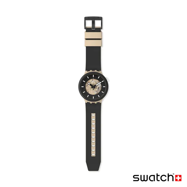 【SWATCH】BIG BOLD系列手錶 TIME FOR TAUPE 男錶 女錶 瑞士錶 錶(47mm)