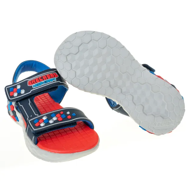 【SKECHERS】男童鞋 涼鞋 拖鞋系列 MEGA-SPLASH 2.0(402214LNVRD)