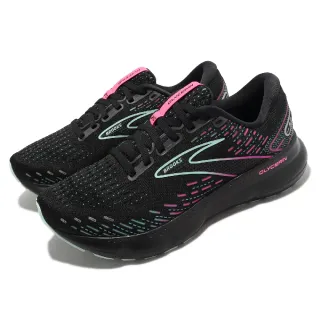 【BROOKS】慢跑鞋 Glycerin 20 女鞋 黑 藍 運動鞋 甘油系列 氮氣中底 路跑 馬拉松(1203691B005)