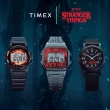 【TIMEX】天美時 x Stranger Things 怪奇物語 限量聯名 Atlantis電子錶(黑 TXTW2V51000)