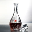 【義大利RCR】Opera 花瓶水晶雕花酒瓶 900mL 酒樽(水晶玻璃 酒器 床頭瓶)