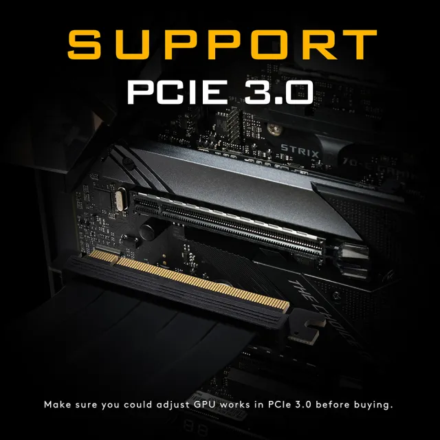 【EZDIY-FAB】新ARGB LED垂直顯卡支架 顯卡VGA支撐架套件-附20CM PCIE 3.0排線(3.0直立式顯卡支架)