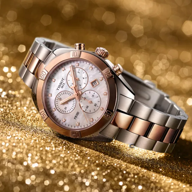 【TISSOT 天梭 官方授權】PR100 SPORT 運動時尚計時腕錶(T1019172211600)