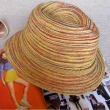 【橘魔法】彩色編織麻繩辮子爵士草帽(小禮帽 兒童 大人 帽子 麻帽 遮陽帽 兒童 童裝 親子裝)
