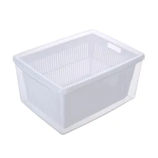 【KEYWAY 聯府】PP長型A1瀝水保鮮盒20800ml(MIT台灣製造)