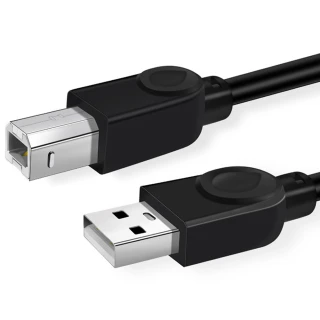【LineQ】USB2.0 A公對B公銅芯列印掃描器連接傳輸線-10m